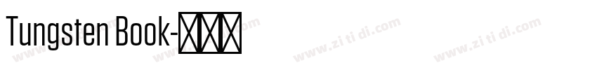 Tungsten Book字体转换 Tungsten Book字体转换